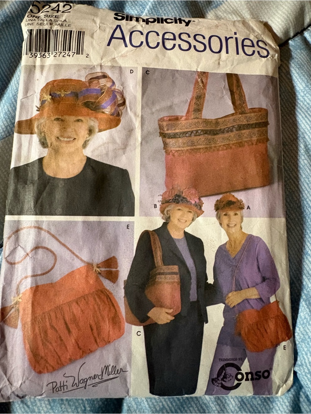 Simplicity Accessories Women's Coral Tote and Pouch Set